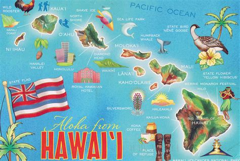 hawaii tourist map